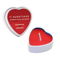 Cinnamon Heart Tin Candle